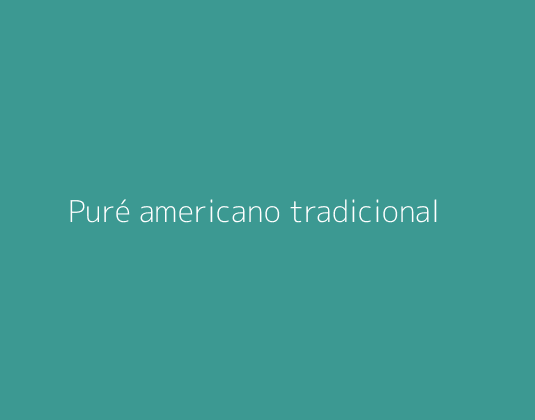 Puré americano tradicional