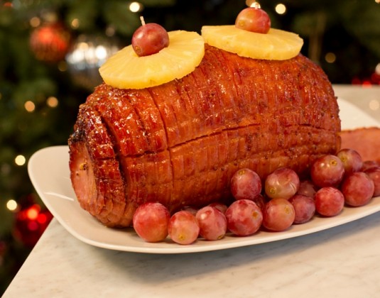 Lomo mechado con ciruela